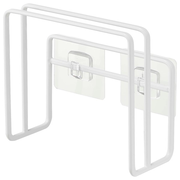 Yamazaki 6364 Film Hook, Cutting Board Holder, White, Main Unit: