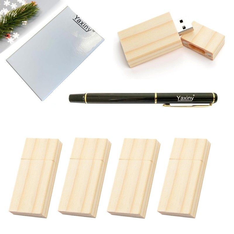 Yaxiny 5-Pack 16GB USB Flash Drive Ahorn Holz 2.0 USB