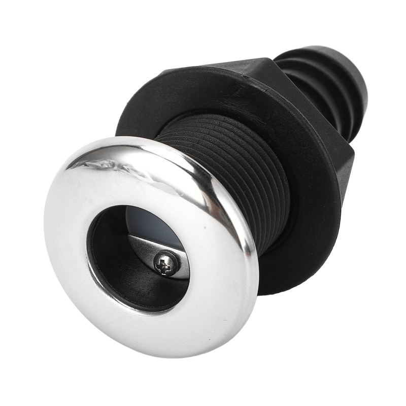 25mm Thru Hull Fitting Nylon Impact Resistance Leakproof Long Lasting