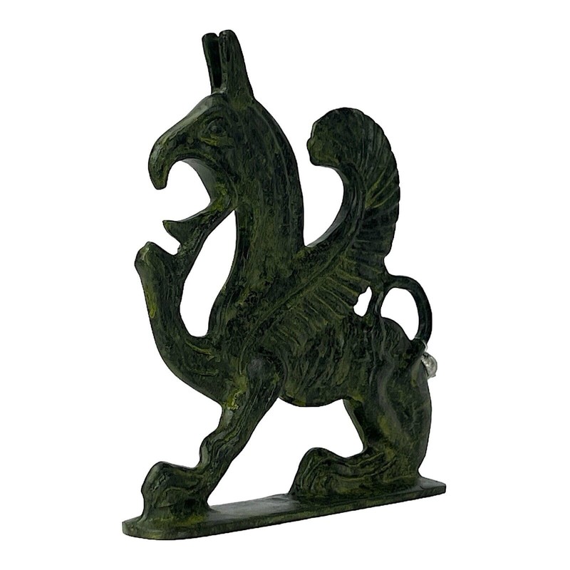 Griffin Lion Eagle Creature Statue Sculpture Real Bronze Ancient Greek