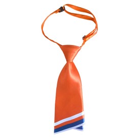 FYBownot Women's Uniform Accessories, Short Necktie, School Style, Double Necktie, One-Touch Line Design, Uniform Ribbon, Hotel, Bank Employee, Stewardess, Business, OL, Commuting to School, orange