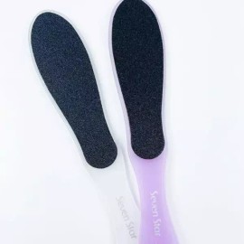 Seven Star [에스에스_62]세븐스타 양면 각질제거 뒷꿈치관리 발갈이 [1 화이트／FREE] [SS_62] Seven Star Dual-Sided Callus Remover Heel Care Foot File [1 White / FREE]