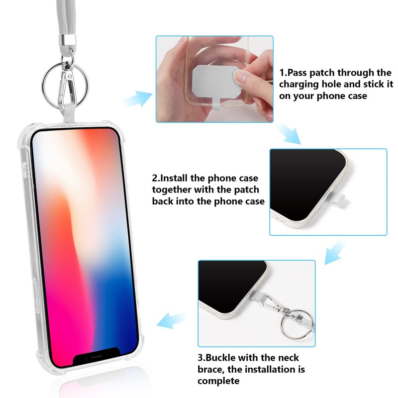 flintronic Phone Lanyard, Adjustable Universal Cell Phone Cord Strap, Phone