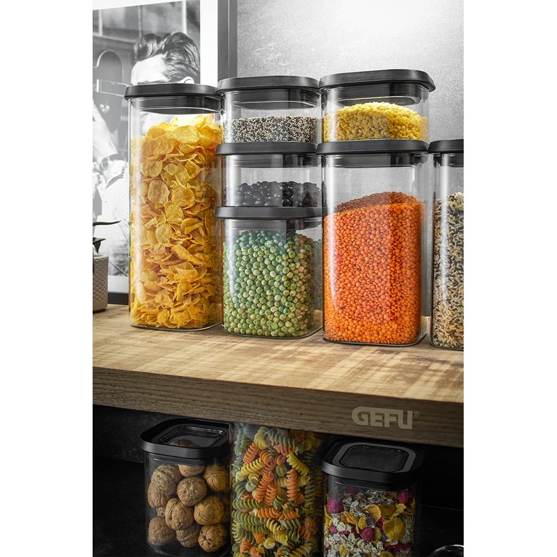 GEFU Storage Jar with Lid Airtight Storage Jar for Food,