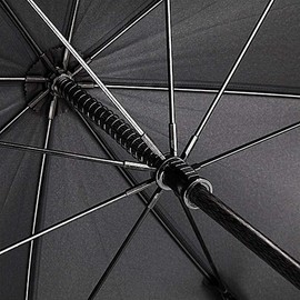 Quadra Pro Premium Golf Regenschirm, windresistent (Einheitsgröße) (Schwarz)