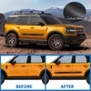 Side Door Guards Protector Compatible with Ford Bronco Sport 202-2025,