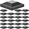 Dunzy 24 Pack Aluminum 3" x 3" Heavy Duty Post