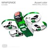 Wrapgrade for DJI NEO Accent Color Sticker (Emerald Skull)