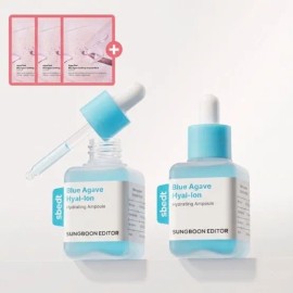 Sungboon Editor Face Serum Ampoule Sheet Mask Blue Sheets 40ml, 3 for Korean skincare routines, lightweight daily facial care, Sungboon Editor Import, Beauty and Personal Care