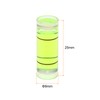 sourcing map 6pcs Small Cylindrical Bubble Level Vials 9x25mm PMMA