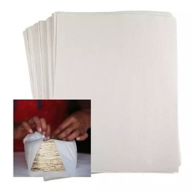 NALIPLASTIC COM 1500 Hojas Papel Grado Alimenticio Tortilla P/1 Kg 34x44 Cm