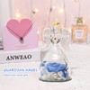 ANWEAO Mothers Day Angel Gifts for Mom,Birthday Gifts for Mom,Glass
