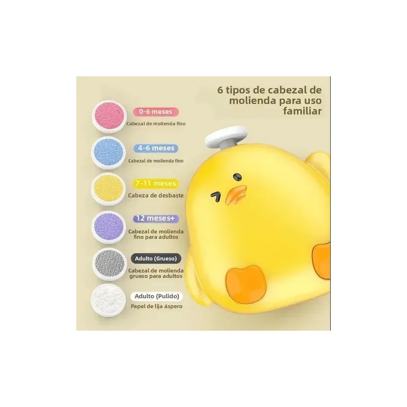 Limas Para Uñas Bebé - Lima De Uñas Eléctrica Recargable