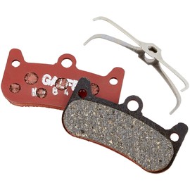 GALFER Formula Cura 4 Advanced Bicycle Brake Pads, Semi-metal, Red, Two Pieces for Adult Unisex