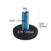 TOVOT 24pcs M6 Adjustable Funirutre Feet Screwable Furniture Feet