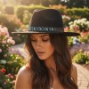 Sombrero Estilo Western Teo Jen & Co Con Detalles Turquesa