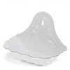 Wall-mounted Enamel Soap Dish - White