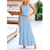 PRETTYGARDEN Women's 2 Piece Maxi Skirt Sets Casual Summer Knit