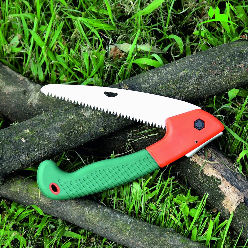 TerCasa® Folding Hand Saw, Garden Folding Saw with Safety Lock,