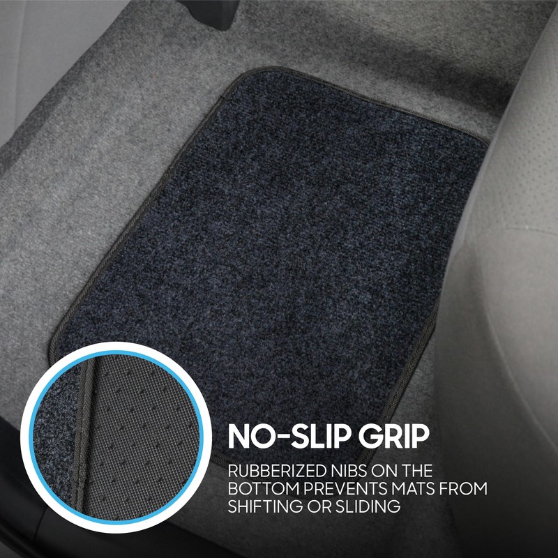 BDK Classic Carpet Floor Mats for Car & Auto -