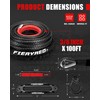 FIERYRED Synthetic Winch Rope 3/8 Inch100FT 23809Ibs Winch Line Cable