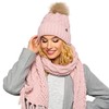 ELIMELI® Winter Hat Women's Hat with Fur Bobble Fleece Lining