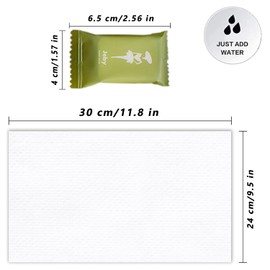 Disposable Towel Thicker Style Magic Compressed Towel, 24 x 30 cm Coin Tissue Portable Washcloth Reusable for Travel Camping Hiking Outdoor Sports Beauty Salon (14 Pack, 7 Morandi Candy Color)