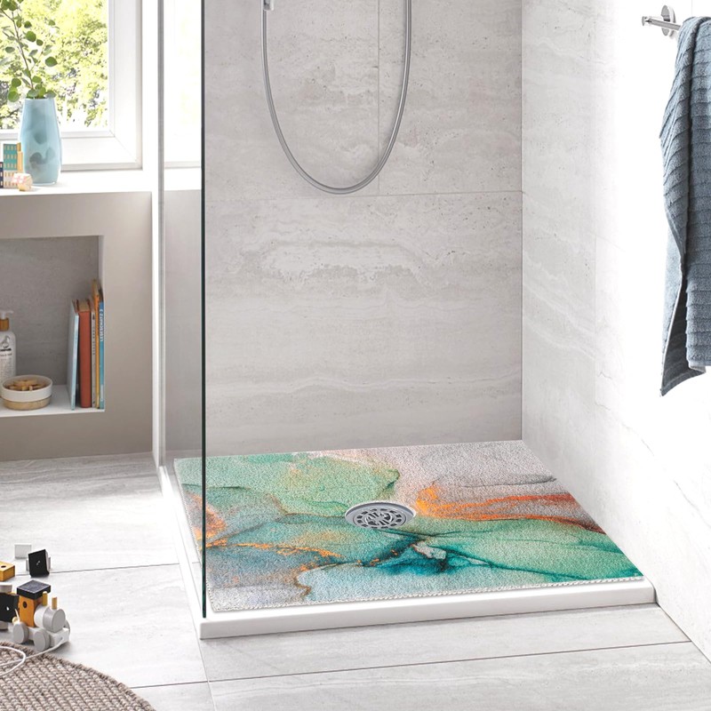 Square Shower Mat Non Slip: 32 x 32 Inch Extra