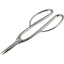 鶴巻刃物 雅琴 オールステンレス足長盆栽鋏 210mm