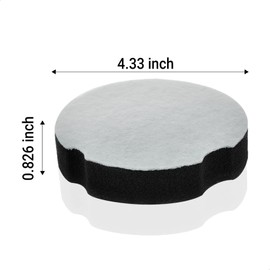 Hufopik 4 Pack Filter Replacement suitable for Bissell Powerforce Compact Lightweight Upright 2112 1520 for Bissel Turbo Bagless 2690 Vacuum Cleaner