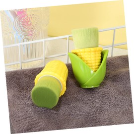 TOVINANNA Travel Size Facial Brush Set 2 Pack Portable Face Brush for Cleansing and Makeup Application