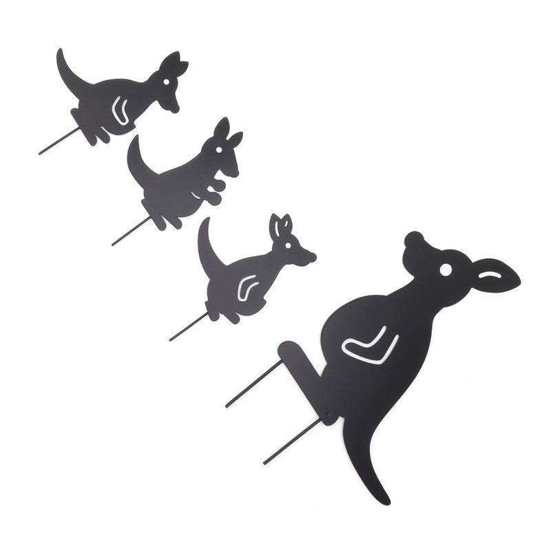 4pcs Iron Art Animal Decoration Ingenious Multi Purpose Kangaroo Plugin