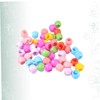 TOVINANNA 50pcs Material Hair Clips Mini Hairpin Round Buckle Stylish