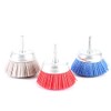 XIAOJUN 3Pcs 3Inch Nylon Filament Abrasive Wire Cup Brush Kit