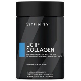 Vitfinity Collagen Fórmula Colágeno Tipo Curcumina Meriva Magnesio Metamag Liberación Prolongada Drcaps Sabor Certificada Global Standards Cápsulas