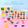 Wooden Shape Peg Puzzles, Peg Puzzle, Wooden Pegboard Puzzles with