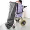 Wheelchair Blanket Thickened Waterproof Soft Washable Keep Warm Half Wrapped