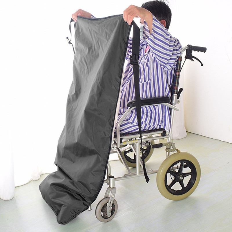 Wheelchair Blanket Thickened Waterproof Soft Washable Keep Warm Half Wrapped