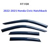 Tape On Window Visors Rain Guards Compatible with 2022-2025 Honda