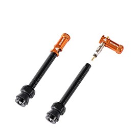 Granite Juicy Nipples 1 Pair Tubeless Cycle Valves + Valve Caps for Dismantling Trolleybus Orange 60mm