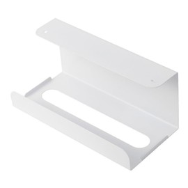 Senfu Paper Towel Holder, Kitchen Paper Holder, Wall Hanging, Hand Wiping Paper, Easy to Install, Hanging, Steel (White)
