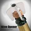 Champagne Bottle Opener, Stainless Steel Polishing Surface Champagne Bottle Opener