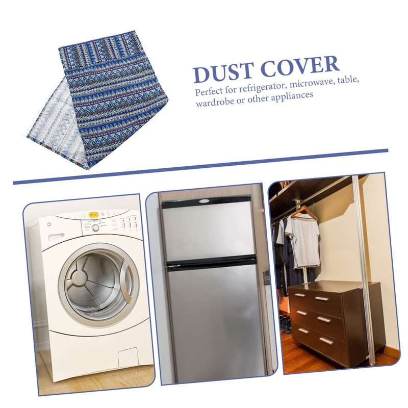 STOBOK Cotton Dust Cover for Washing Machine Fridge Dryer Machine