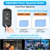 hygger 400W/800W Adjustable Power Aquarium Heater, Fish Tank Heater with