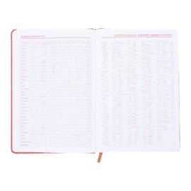 SEWACC Multi-function Academic Planner Notebook Pu Cover Portable Organizer for Students and Professionals Daily Schedule To-do List Design