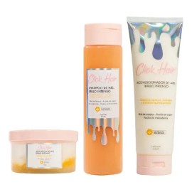 Kit De Miel Brillo Intenso Click Hair 3pzs