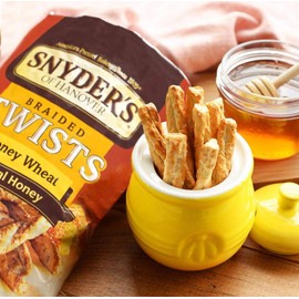 Snyder's Braided Twists Honey Wheat 12oz. (Pack of 5)