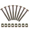 STFRBTH M8 x 120mm Hex Socket Barrel Bolt Set, Zinc