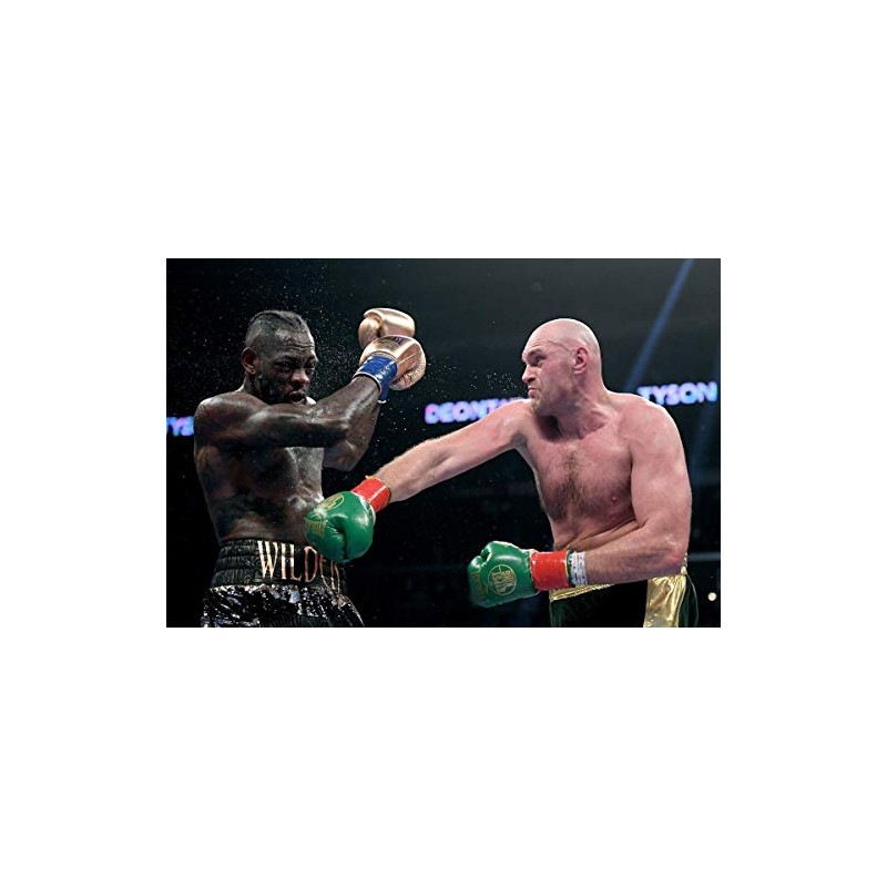 Deontay Wilder vs Tyson Fury Boxing Professional Boxer Cover Poster