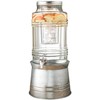 Circleware Breeze Glass Beverage Drink Dispenser with Stand Metal Base